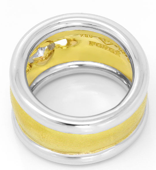 Foto 4 - Schwerer Brillant-Ring 0,30ct River Gelbgold-Weißgold, S4763