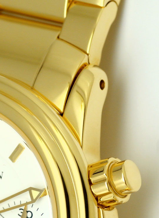 Foto 4 - Blancpain Leman Chronograph Gelb Gold Automatik, Medium, U2282